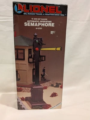 Lionel #6-12727 GAUGE O  Semaphore Automatic Signal - Works  - Image 1 of 4