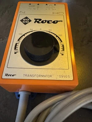 Roco 0950S Trafo mit Fahrregler 14VA Gleichstrom HO/N - Bild 1 von 3