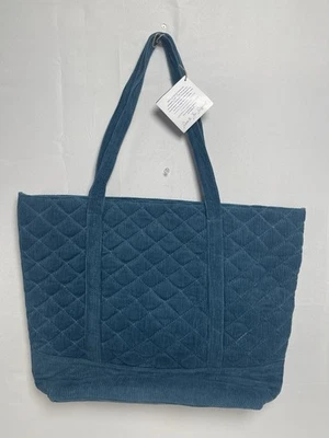 Bolso de Mano Cott N Curls Yale Azul Oscuro Acolchado Pana Bolso de Hombro Cartera Nuevo con Etiquetas Foto 1 de 4