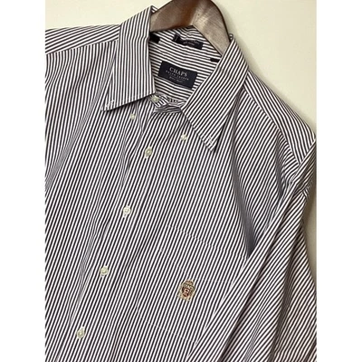 Camisa de vestir Chaps Ralph Lauren a rayas con botones manga larga Foto 1 de 4