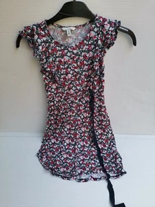 Forever21 Summer Girl Dress Flower Designer Kids Size 7 Years 100% Rayon - Picture 1 of 6