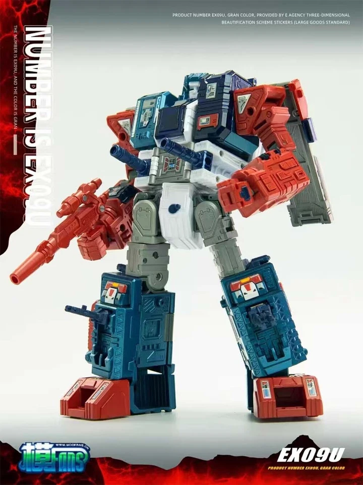 Zeta Toys EX-09U Ford Fortress Maximus Volt Gran Jumbo  Action Figure Model toy - Image 1 of 4