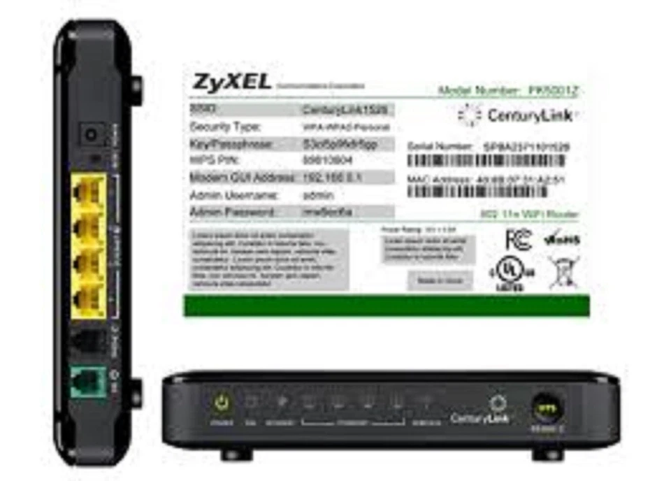 *CLEARANCE SALE*NEW IN BOX! CENTURYLINK APPROVED ZYXEL PK5001Z DSL MODEM ROUTER* - Image 1 of 2