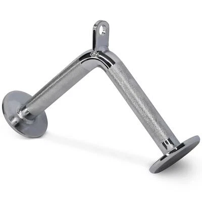 Yes4All V-Shaped Press Down Bar with Chrome Non-Slip Handle - Tricep V Bar Cable - Image 1 of 4