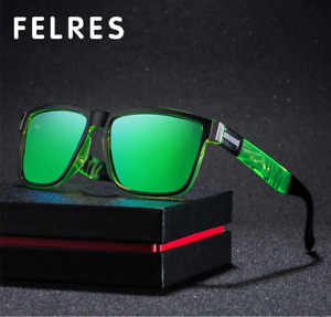 Square Polarized Sport Sunglasses For Men Women Outdoor Driving Fishing Glasses 