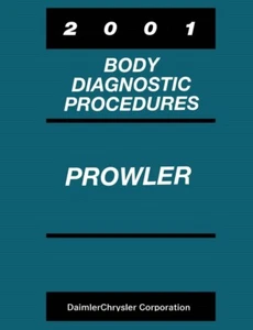 2001 Plymouth Prowler Body Diagnostic Procedures Manual Book OEM - Picture 1 of 1