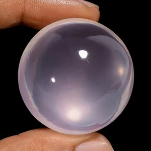 157.00 Cts Natural Rose Quartz Necklace Supply Round Cabochon 34X34X17 mm - Picture 1 of 6