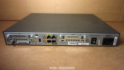 Cisco 1841 V04 Integrated Services Router 2x FE 2x WAN 128/32MB 3DES AES VPN - Bild 1 von 3