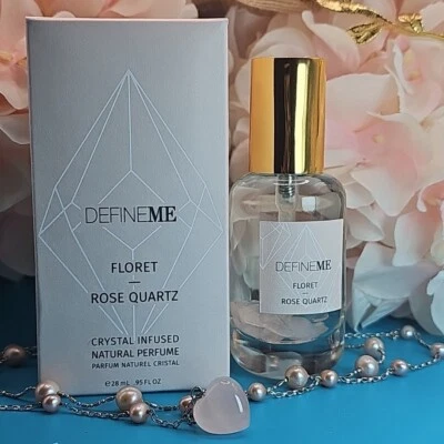 BOGO FREE DefineMe Floret Розовый Кварц Кристалл Настоянный Натуральный Парфюмерный Туман — НОВЫЙ - Изображение 1 из 3
