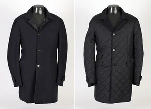 Brunello Cucinelli Cashmere / Nylon Reversible Coat - L - $5495 Retail - Picture 1 of 22