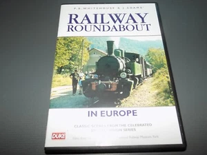 RAILRAY ROUNDABOUT EUROPE BBC Railway Journeys Rail History Train Railroad DVD - Imagen 1 de 3