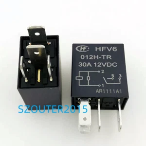 2 PIEZAS RELÉ HFV6-012H-TR con resistencia transitoria 12V 30A 4PINES NUEVO - Imagen 1 de 1