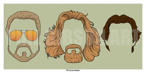 Original Big Lebowski Walter Sobtschak Kunstdruck Poster Bowling Coen Blu DVD DUDE - Bild 1 von 1