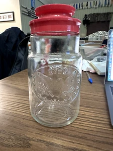Vintage Maxwell House Glass Jar Bicentennial 1776 Eagle - Picture 1 of 8