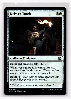 MTG Adventures in the Forgotten Realms Delver's Torch Foil 010/281 - Image 1 of 2