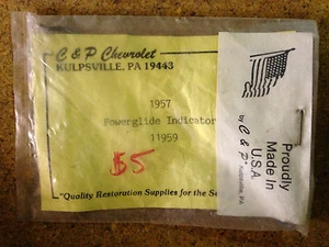 C&P CHEVY #11959 POWERGLIDE INDICATOR / TRI-CHEVY BEL AIR 150 210 1955-57 - Imagen 1 de 1