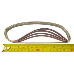 Belt Power Finger File Sander Abrasive Sanding Belts 457mm x 13mm 120 Grit 20 PK - Picture 1 of 3