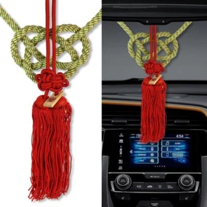 New Vip Charm Junction Produce JDM Fusa Red Kiku JP Knot Gold Kin Tsuna Rope - Bild 1 von 12