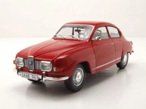 Saab 96 V4 1970 rojo coche modelo 1:24 caja blanca - Imagen 1 de 8