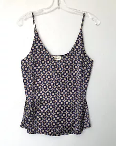 Cami L'Agence Gabriella Seda Estampado Floral en Azul Medieval/Bisque Talla XS/TP - Imagen 1 de 9