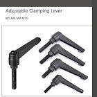 M5 M6 M8 M10 Adjustable Clamping Knob Lever Machine Handle Male Thread Locking