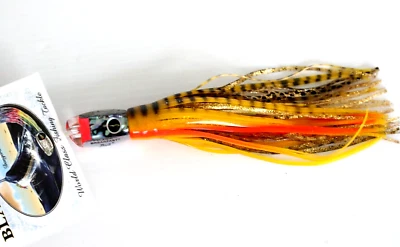 Black Bart Pelagic Breakfast Trolling Lure Light Tackle - Yellow Tiger / Paua - Image 1 of 3