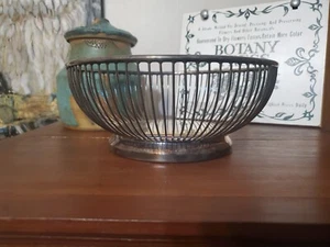 Cuenco de alambre original vintage de plata Gorham - Imagen 1 de 7