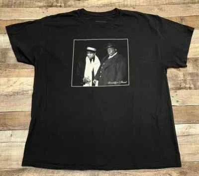 Jay Z Shirt Black XL Reasonable Doubt Brooklyn's Finest B.I.G Rap Tee Rapper - Image 1 of 4