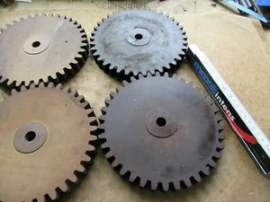 altes Zahnrad 200 mm Fabrik Loft Industrie Design Webstuhl #I44# - Bild 1 von 8