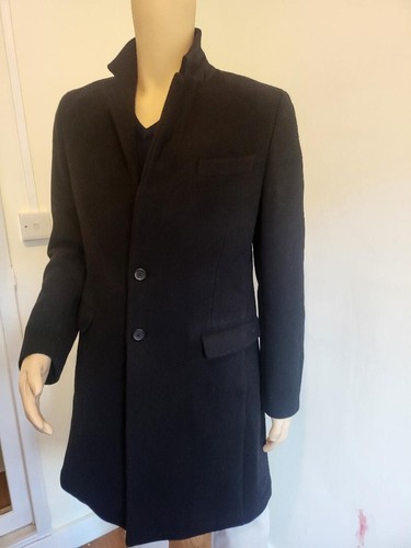 Giacca Cappotto Uomo Prada 100% Autentico Large £4600 Lana Vergine Ottime Condizioni 50R