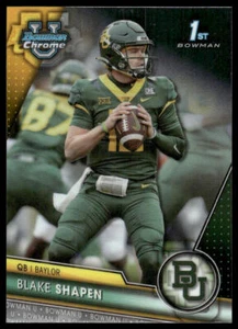 2023 Bowman University Chrome #84 Blake Shapen Baylor Bears - Picture 1 of 2