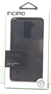 Incipio Ultra Thin Snap on Case Cover For LG Stylo 2 Black - Picture 1 of 5