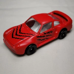 Subway 1/64 Die-Cast rot mit Tigerstreifen Porsche 1995 - Bild 1 von 9