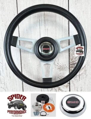 1988-1994 Jimmy GMC Suburban GMC pickup steering wheel 13 3/4" GT SPORT - Image 1 of 4