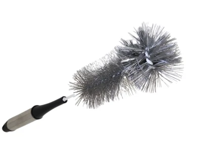 Limpiador de cepillo de biberones de acero inoxidable para biberones vasos decantadores vasos Foto 1 de 4