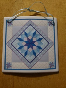 Celebration of American Quilts Ruota del falegname Piastrella in ceramica 4" x 4" - Foto 1 di 2