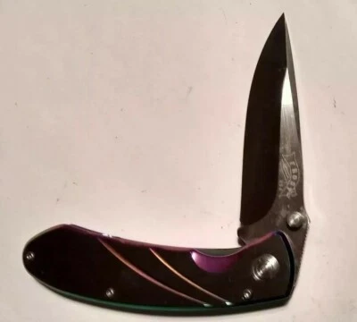 Galaxy  Folder  4 1/2"  Stainless Steel w/ Titanium Coat   * SALE *  - Image 1 of 4