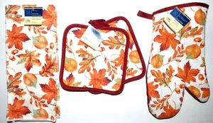 Horno de cocina Fall Leaves Collection mitt, toallas, portavasos ~ Tú eliges - Imagen 1 de 10