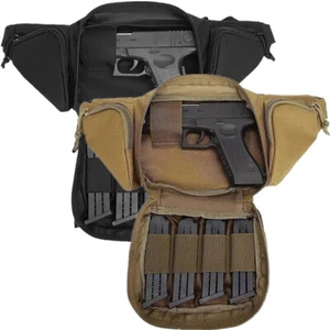 US Concealed Carry Fanny Pack Holster Tactical Pistol Waist Pack Bag Gun Holster - Picture 1 of 16