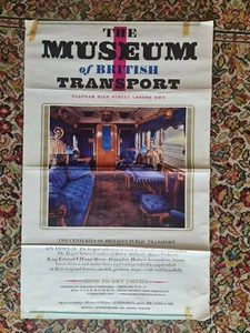 Rare Original Museum of British Transport Poster 101 x 63cm - Picture 1 of 5