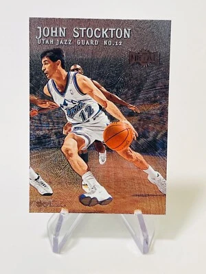JOHN STOCKTON 1999-00 Skybox Metal #114  Jazz - Image 1 of 2