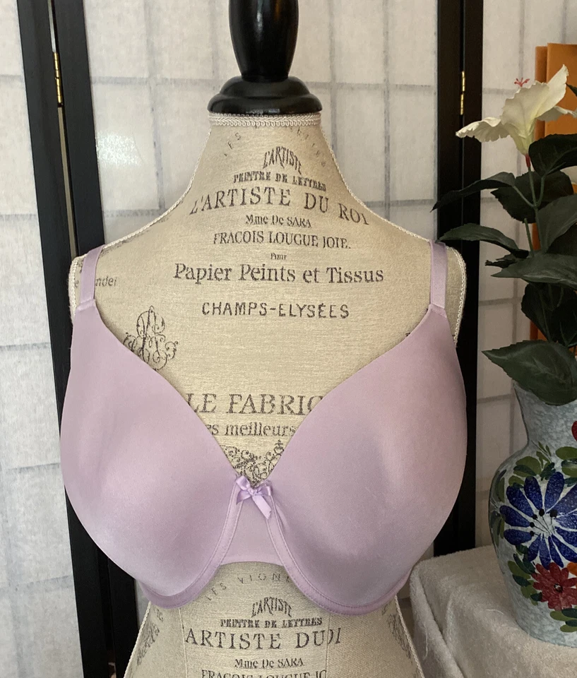 Secret Treasures Intimates 40 DD Pretty Lavender Camiseta Sujetador Con Aros Foto 1 de 4