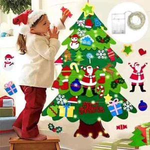 DIY Felt Christmas Tree Christmas Decoration for Home Navidad 2022 New Year... - Picture 1 of 12