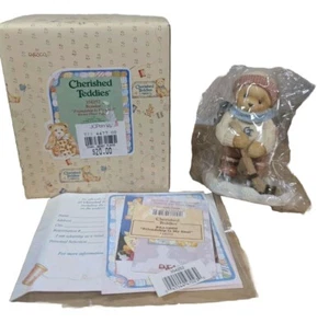 Cherished Teddies Brandon Hockeyspieler Bär Figur 354252 1998 Enesco - Bild 1 von 5