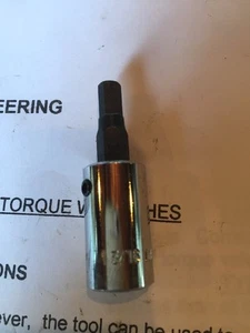 H.F. WILSON TORQUE WRENCH, 1/4" Socket Ratchet Attachment Interchangeable - Picture 1 of 1