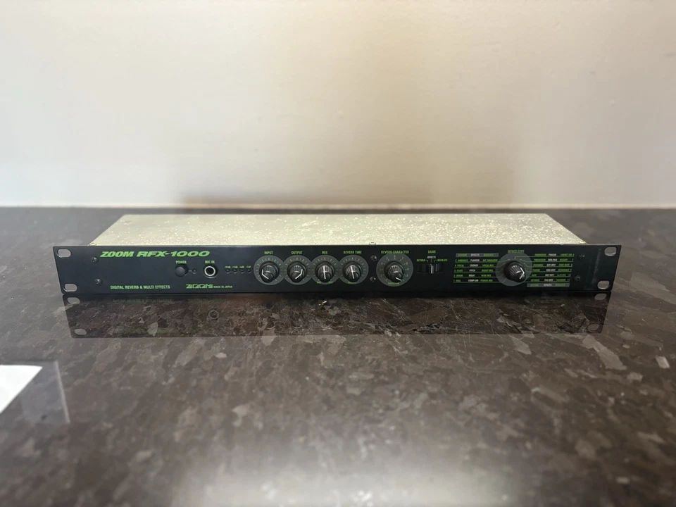 Zoom RFX-1000 RFX1000 Digital Reverb & Multi Effects w/ Power supply(100V) - Image 1 of 4