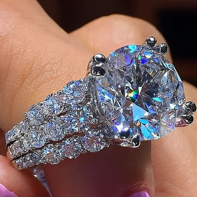 💍 3.51Ct IGI Lab Grown Diamond Engagement Ring | VS1/F | 14K White Gold 💎 - Image 1 of 4