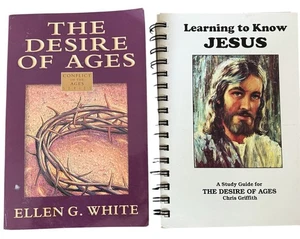 SDA Adventist 2-PB Bundle: The Desire of Ages ~ Learning to Know Jesus - Picture 1 of 24