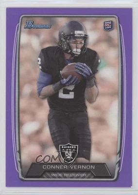 2013 Bowman Purple Conner Vernon #206 Rookie RC - Image 1 of 2