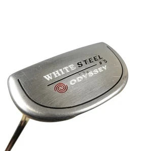 Odyssey White Steel #5 putter mano sinistra 34,5” necessita di impugnatura - Foto 1 di 11